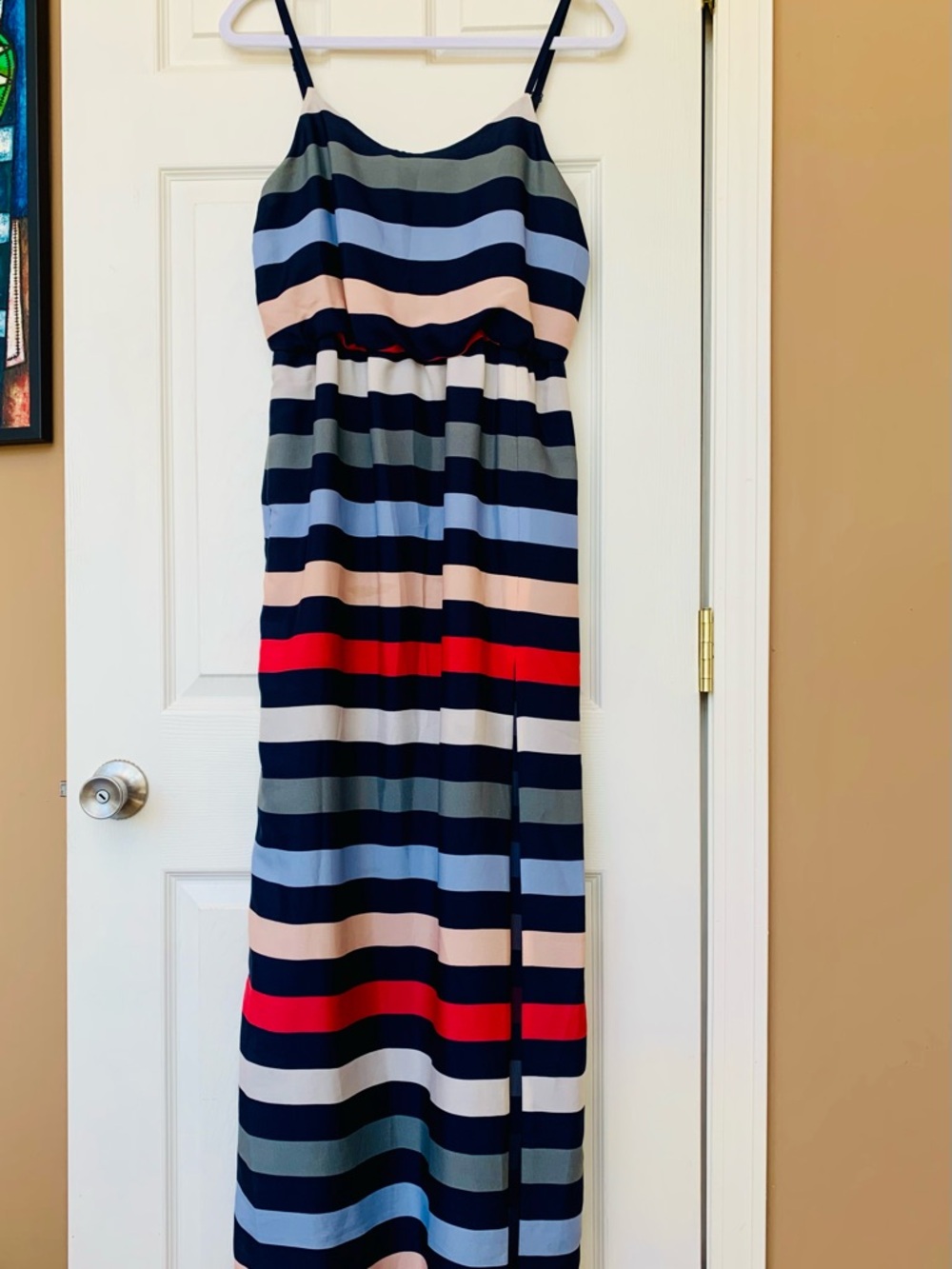 Lightweight Striped Maxi Dress, Around 58” length, BCBGeneration, XS, NWOT